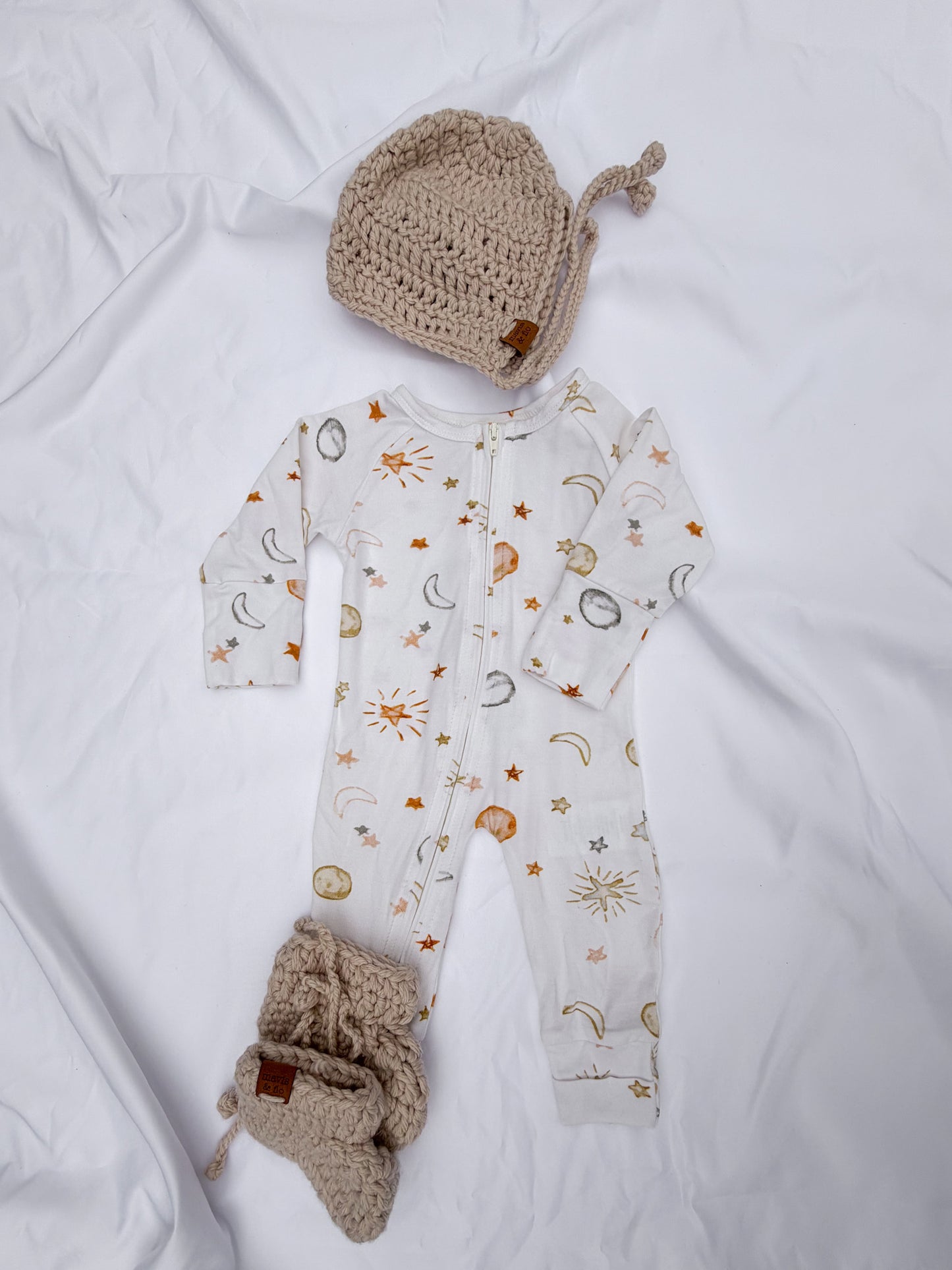 Little muse Double Zip Onesie