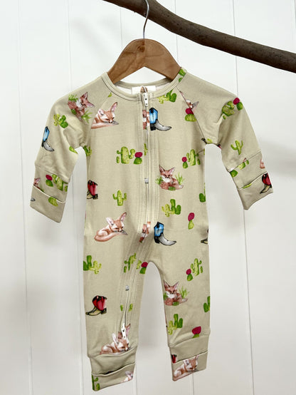 Little muse Double Zip Onesie