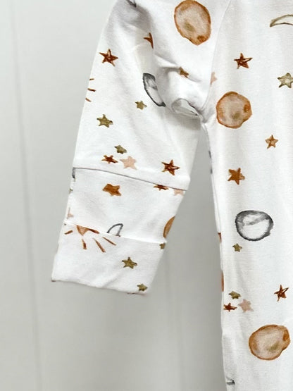 Little muse Double Zip Onesie